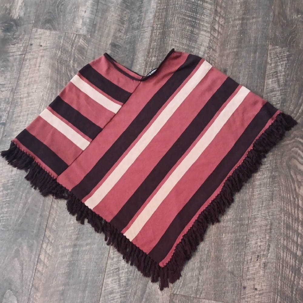Nina Leonard Deep Red Knit Top